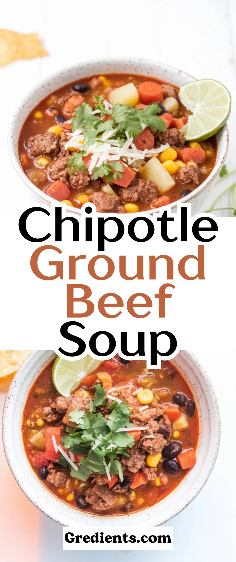 Chipotle Ground Beef Soup